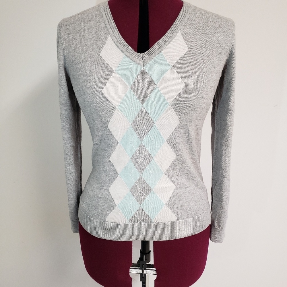 Tommy Hilfiger v-neck puma cotton sweater